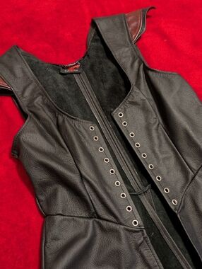Crimson Chain Leatherworks Leather Bodice